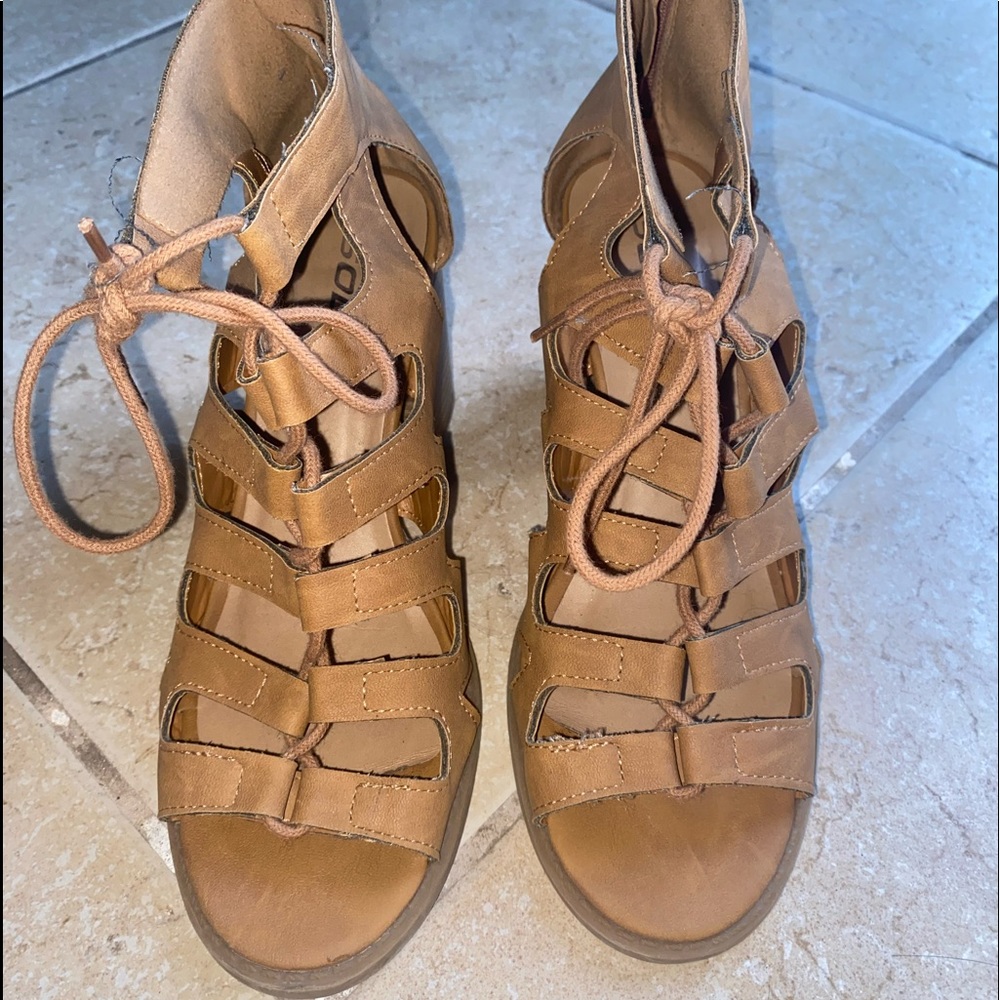 Brown Sandal Heels from Tilly’s